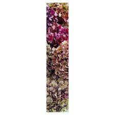 HYDRANGEA DEEP FLORAL TONES TABLE RUNNER