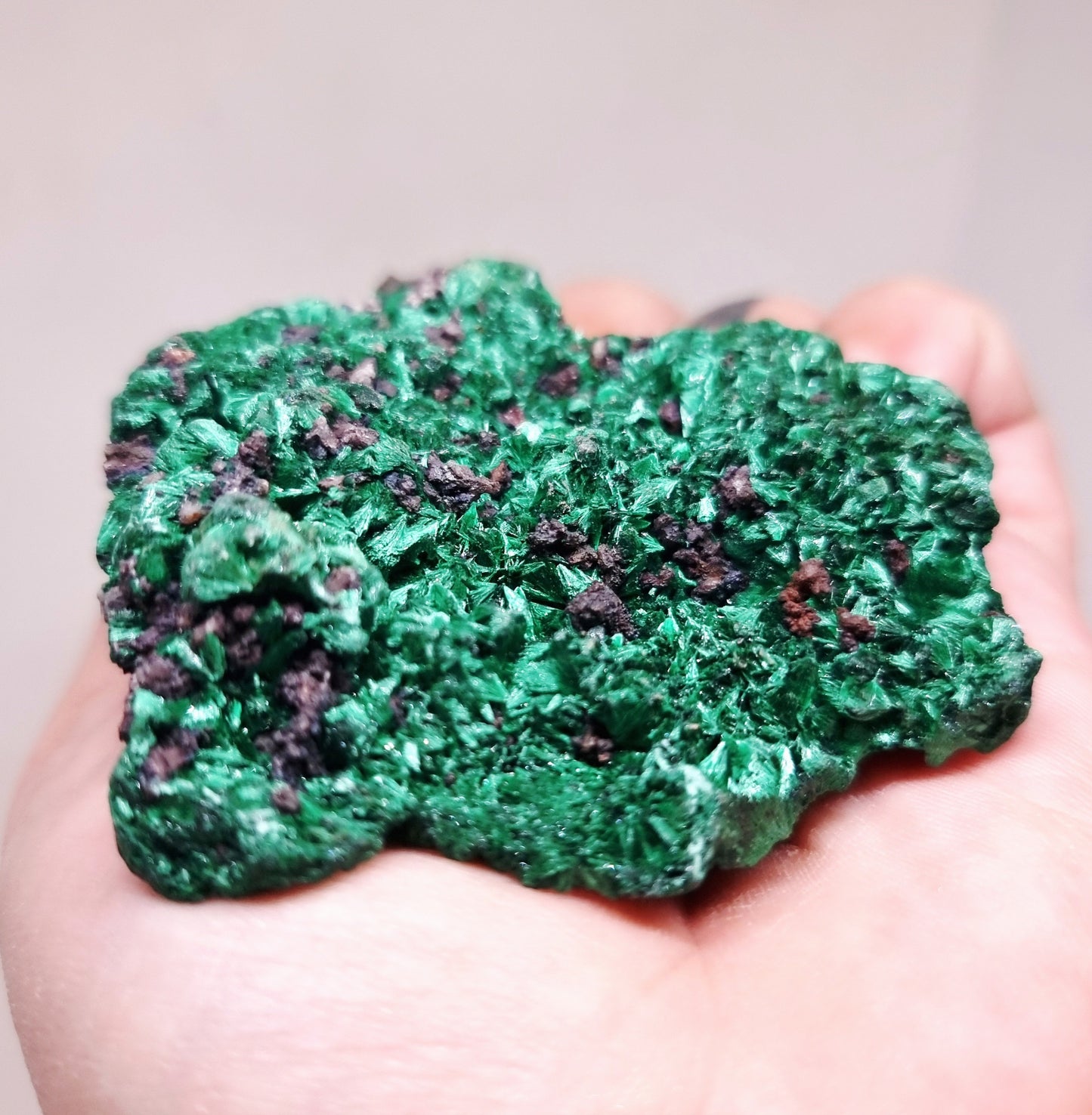 SILKY MALACHITE SPECIMEN ( 128 g ) - WEALTH