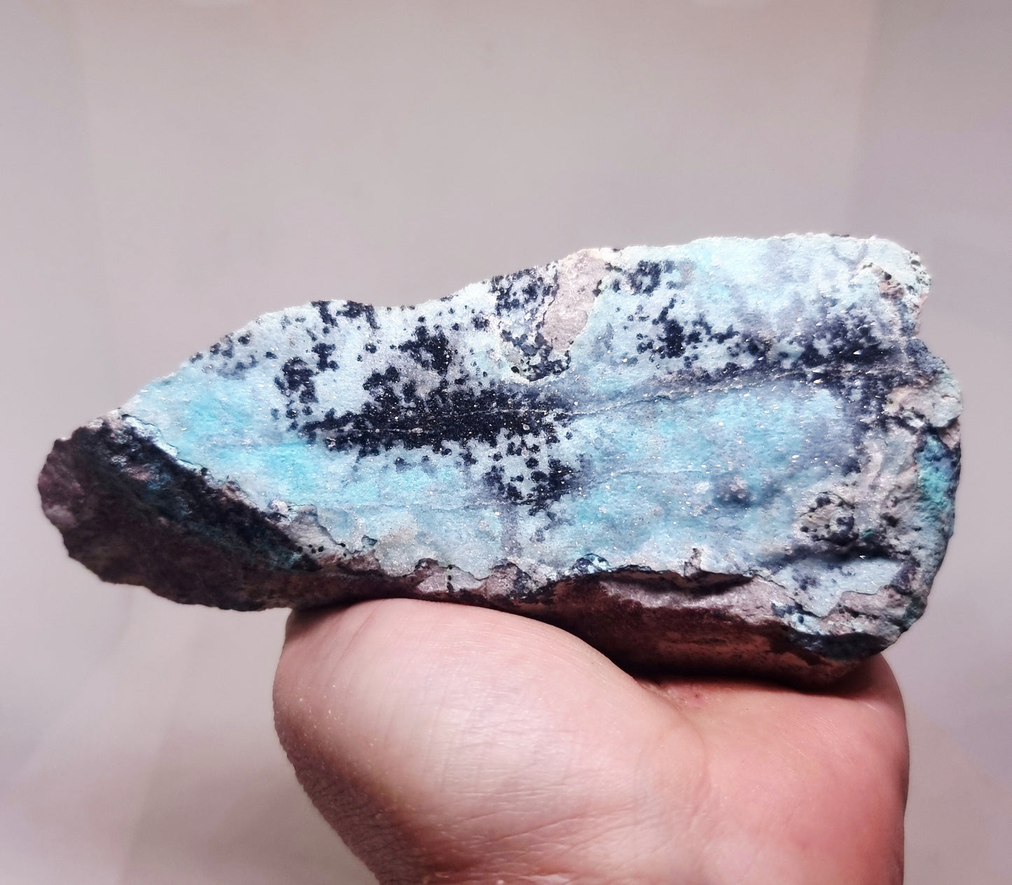 NATURAL DRUZY CHRYSOCOLLA SPECIMEN 396 g - PERSONAL POWER