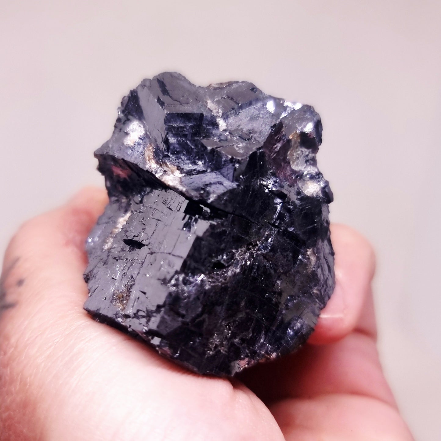 NATURAL COBBED SILVER MIRROR GALENA 206 g - SPIRITUAL TRANSFORMATION