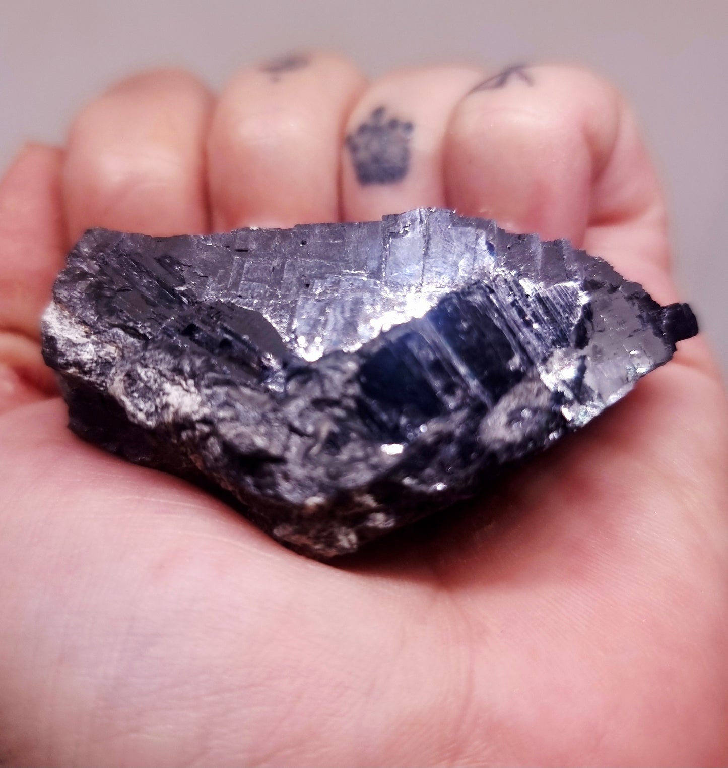 NATURAL COBBED SILVER MIRROR GALENA 174 g - SPIRITUAL TRANSFORMATION