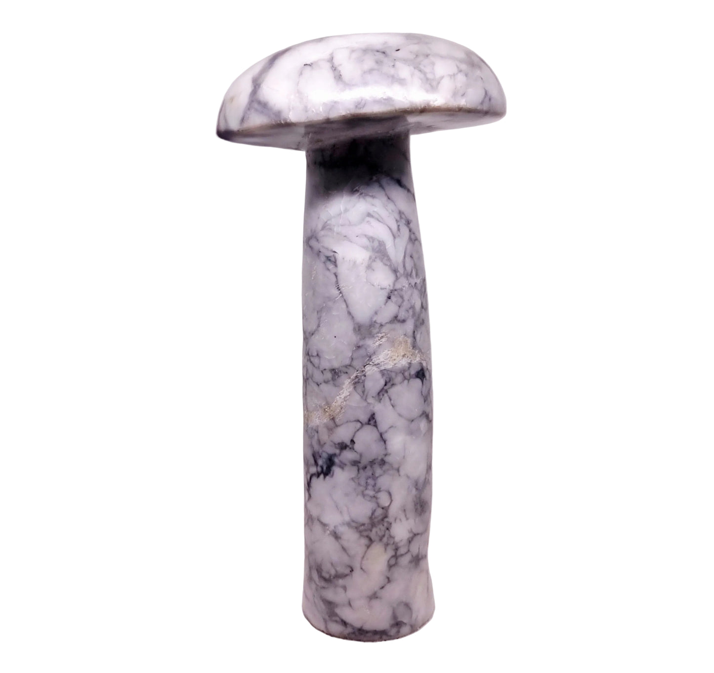 LIGHTNING STRIKE HOWLITE MUSHROOM 14 cm (471 g) - HIGHER REALMS