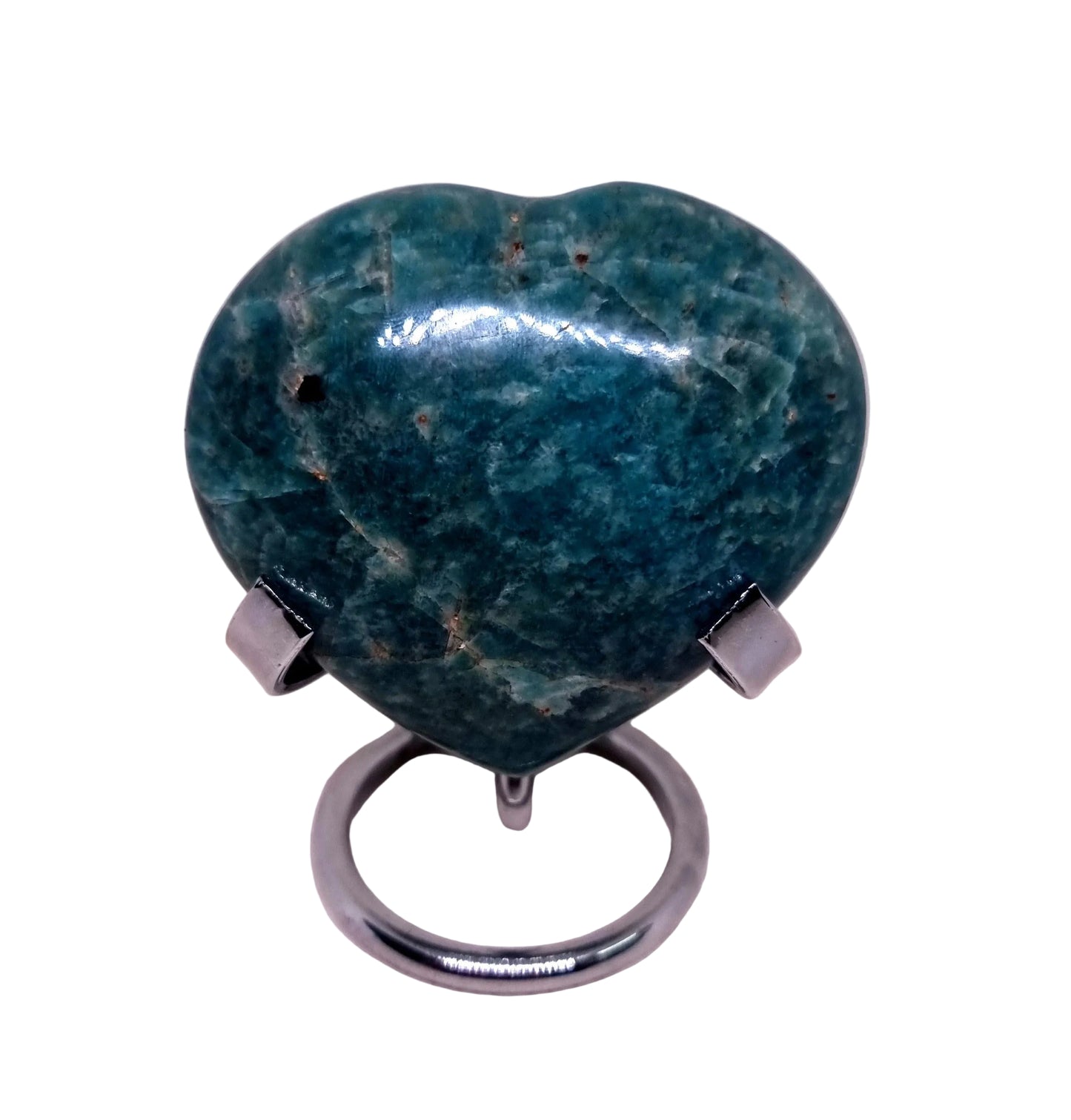 AMAZONITE POLISHED HEART 169 g - HEART HEALING
