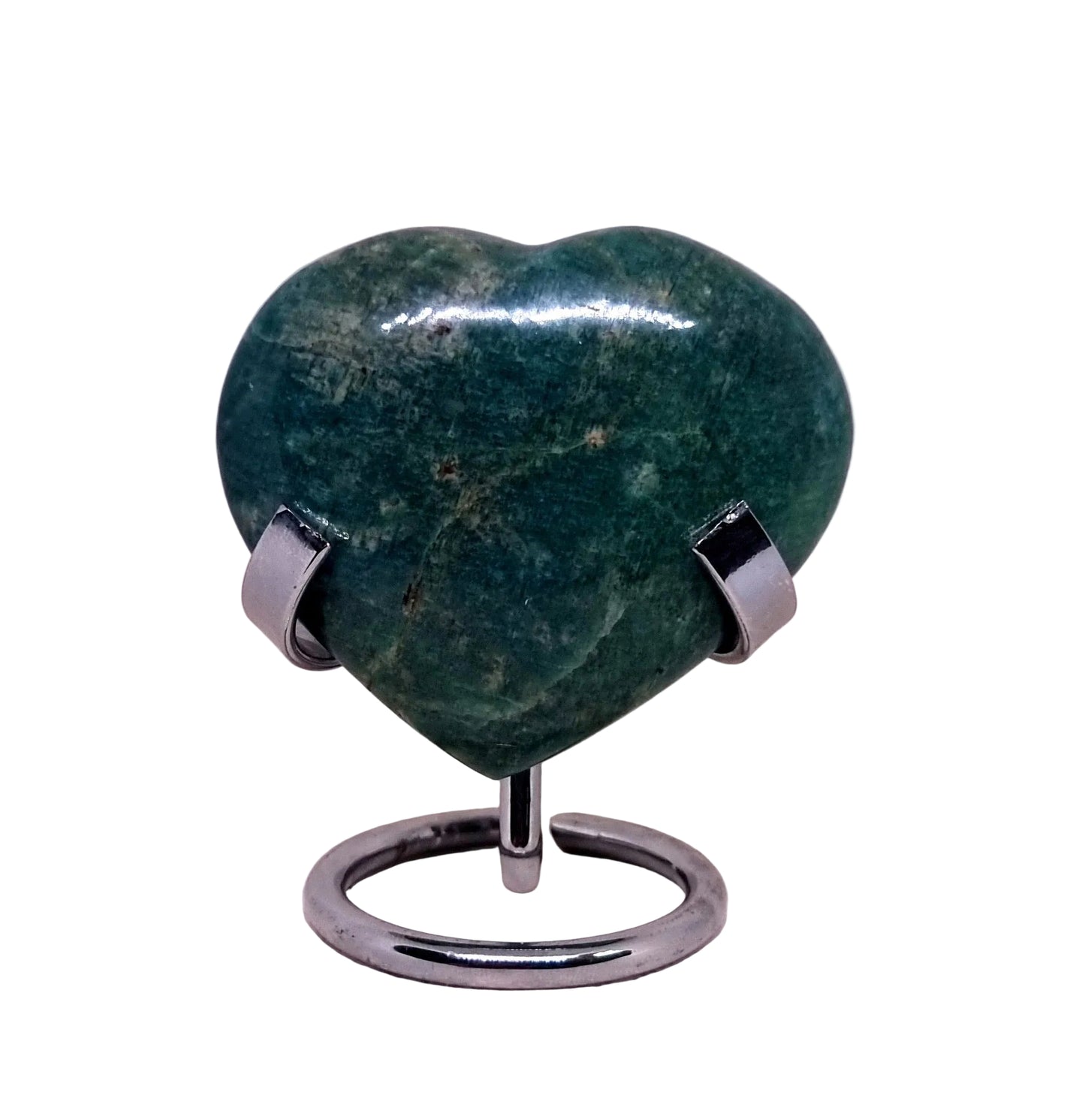 AMAZONITE POLISHED HEART 140 g - HEART HEALING