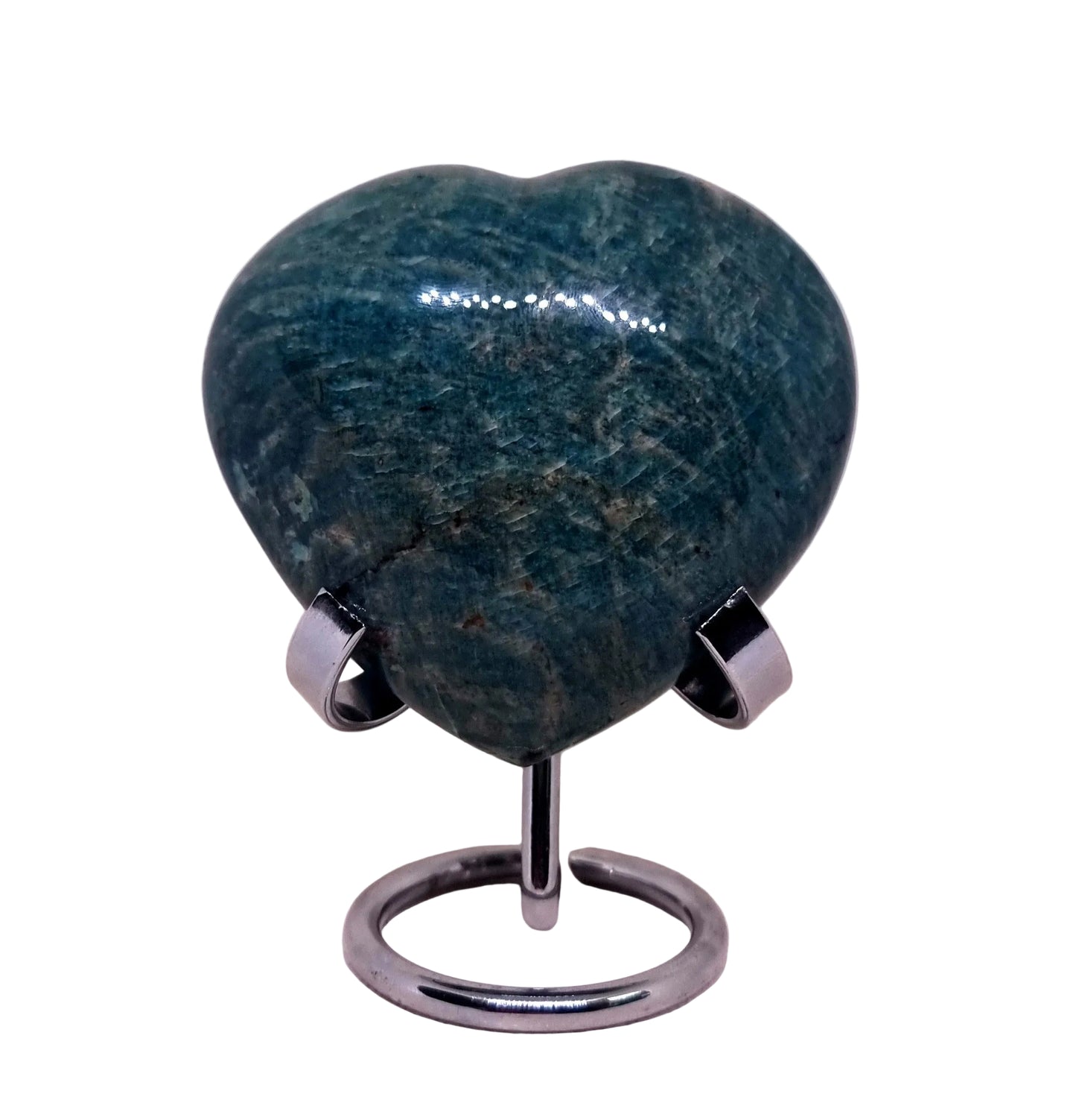 AMAZONITE POLISHED HEART 296 g - HEART HEALING