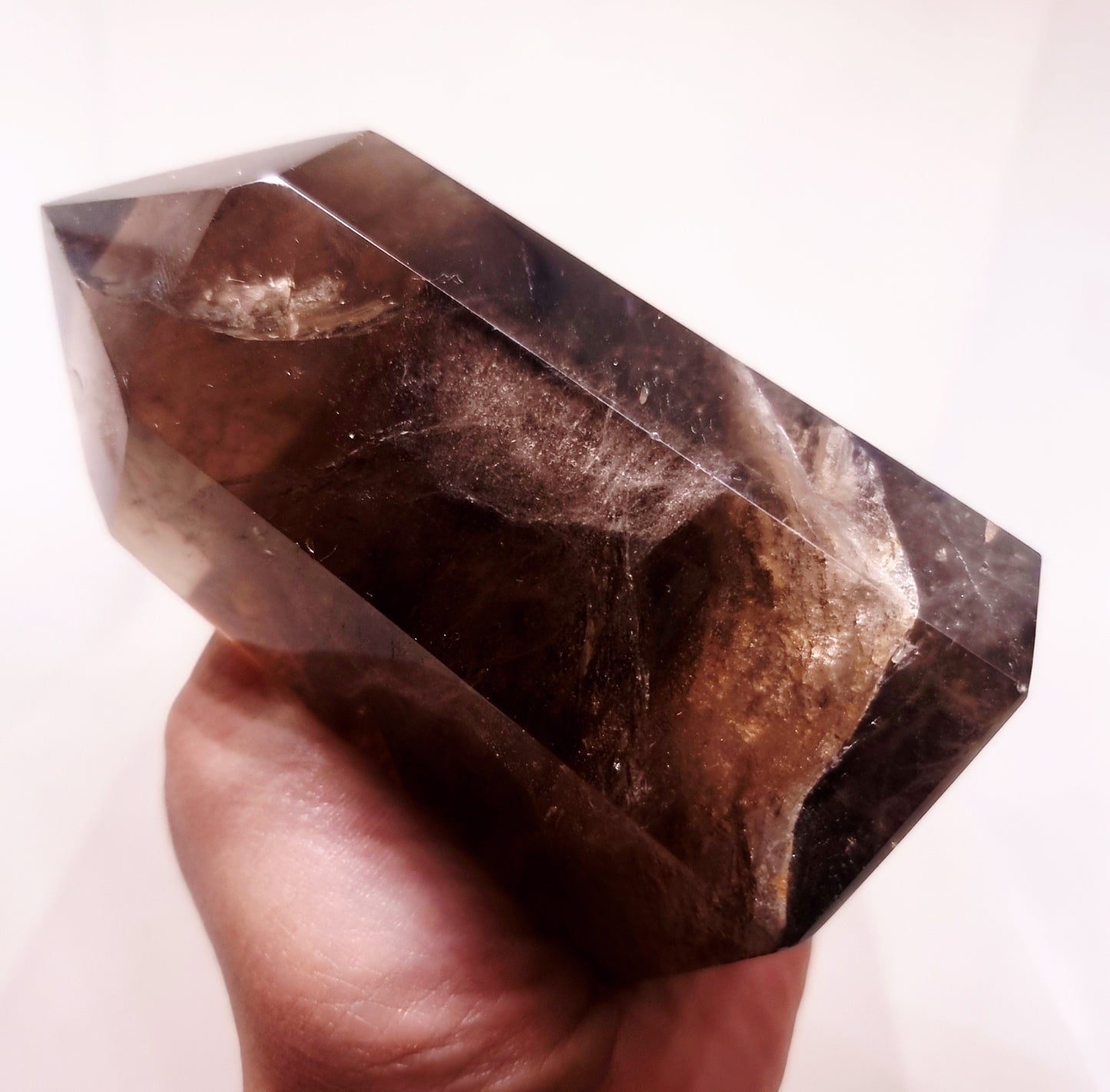SMOKY WINDOW QUARTZ TOWER 515 g - GROUNDING & PROTECTION