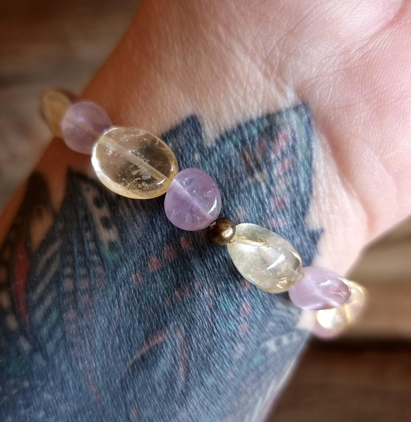 AMETRINE NUGGET BRACELET - INTUITION