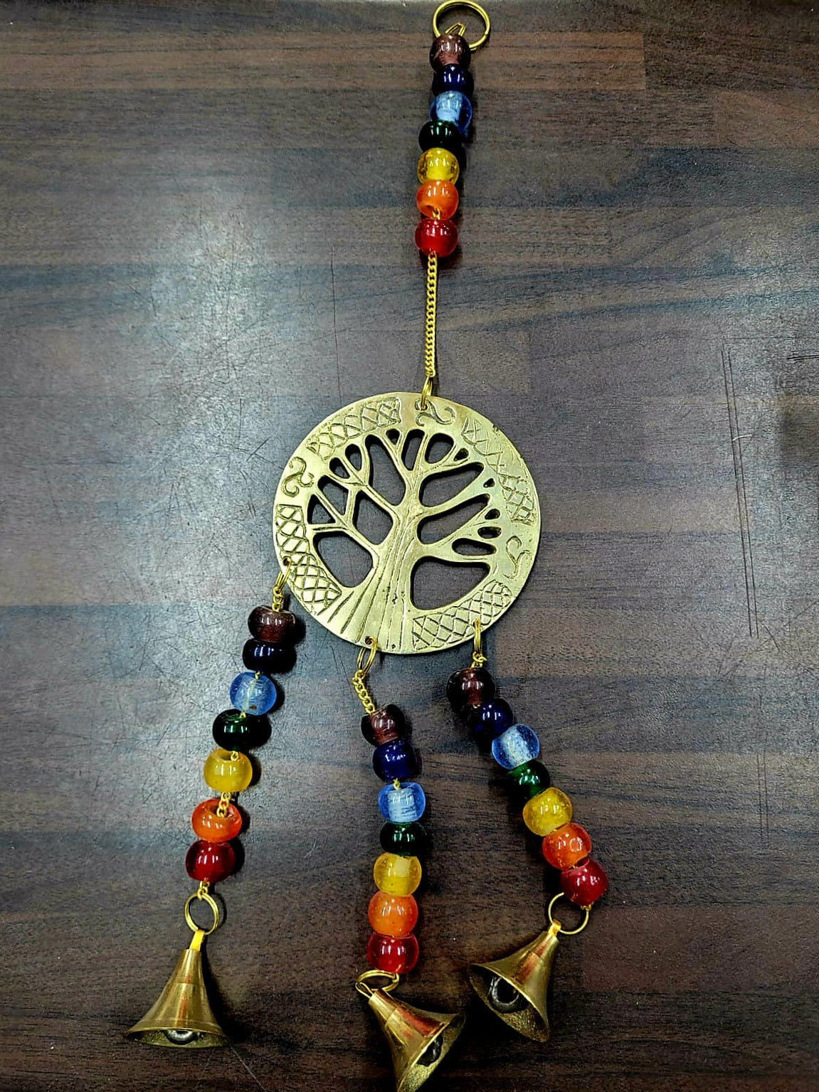 BRASS TREE OF LIFE CHIME (35cm)