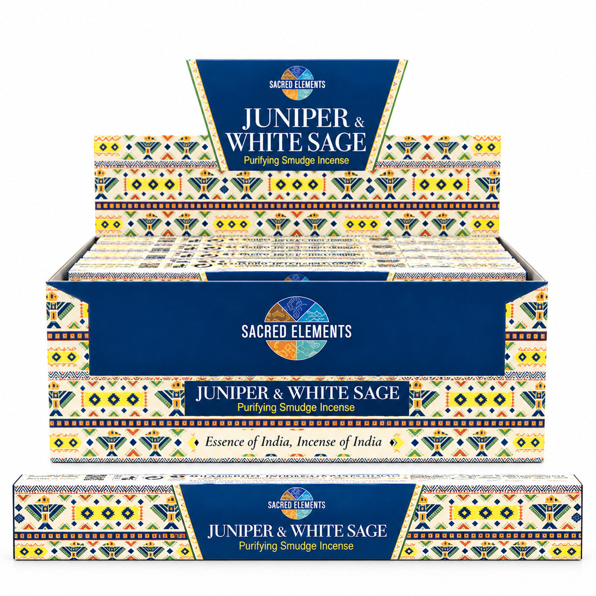 SACRED ELEMENTS JUNIPER & WHITE SAGE INCENSE STICKS