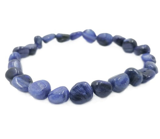 BLUE KYANITE NUGGET BRACELET - ALIGNMENT