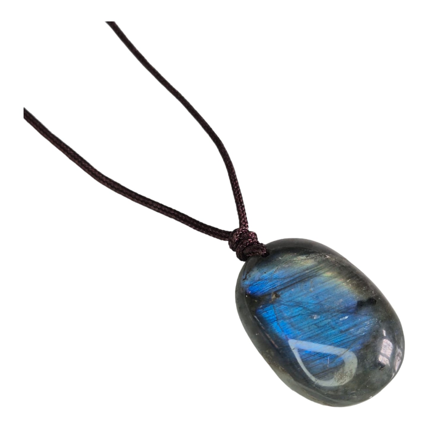 LABRADORITE TUMBLED NECKLACE - AURA PROTECTION