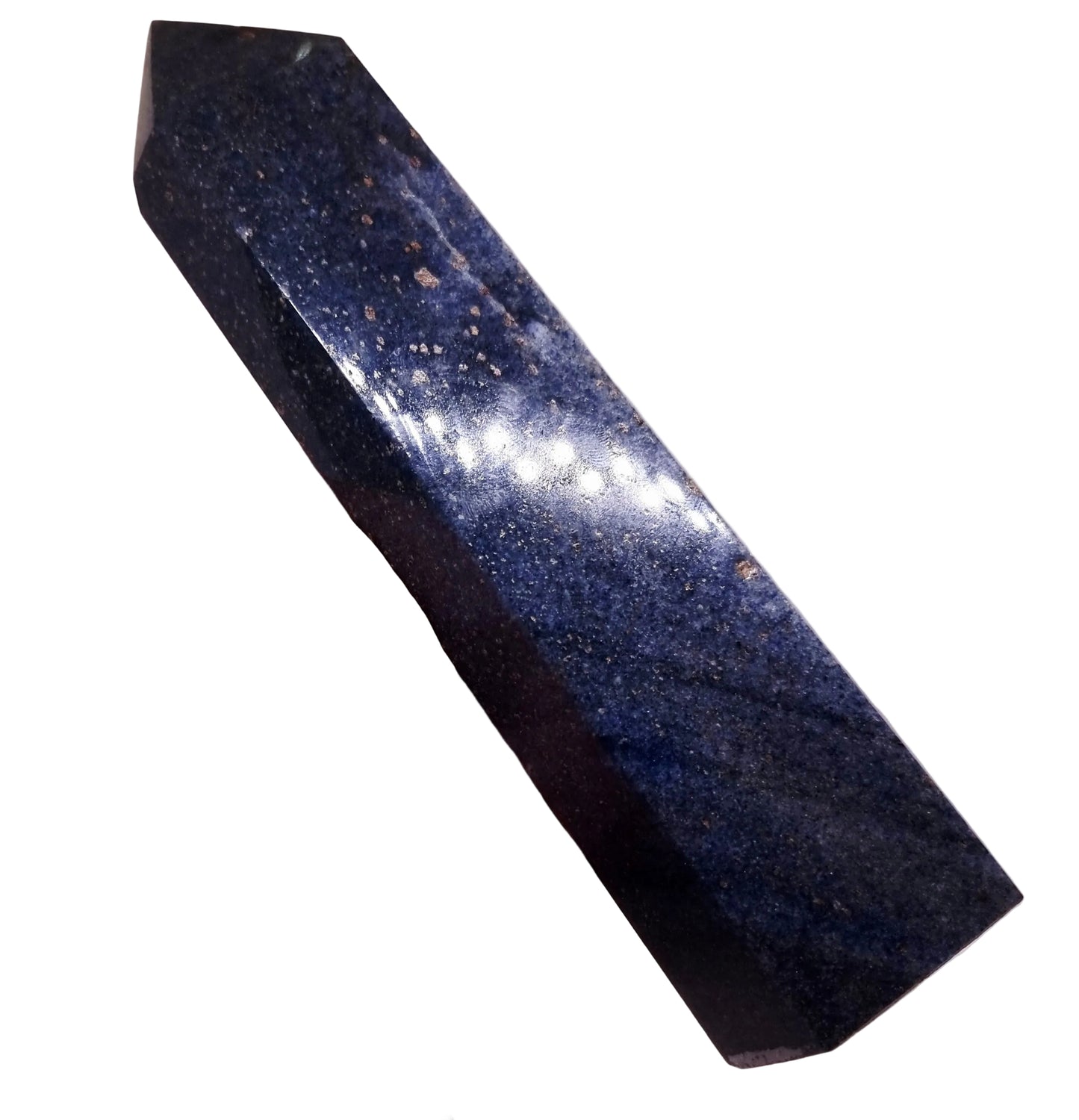 LAZULITE POLISHED TOWER 20 cm ( 804 g ) - INTUITION