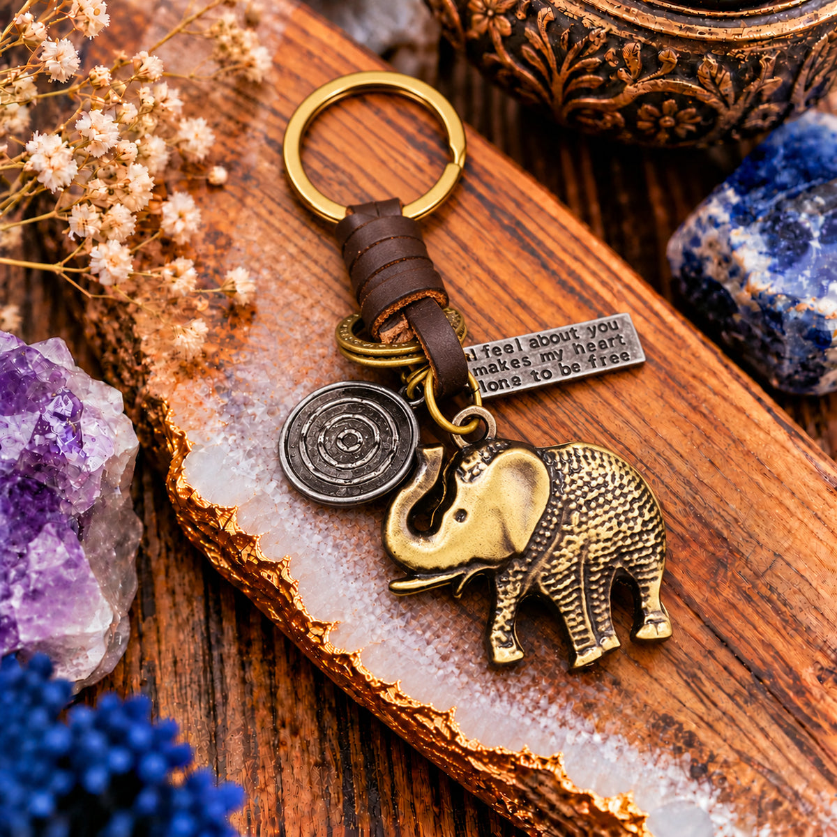 LUCKY ELEPHANT KEYCHAIN