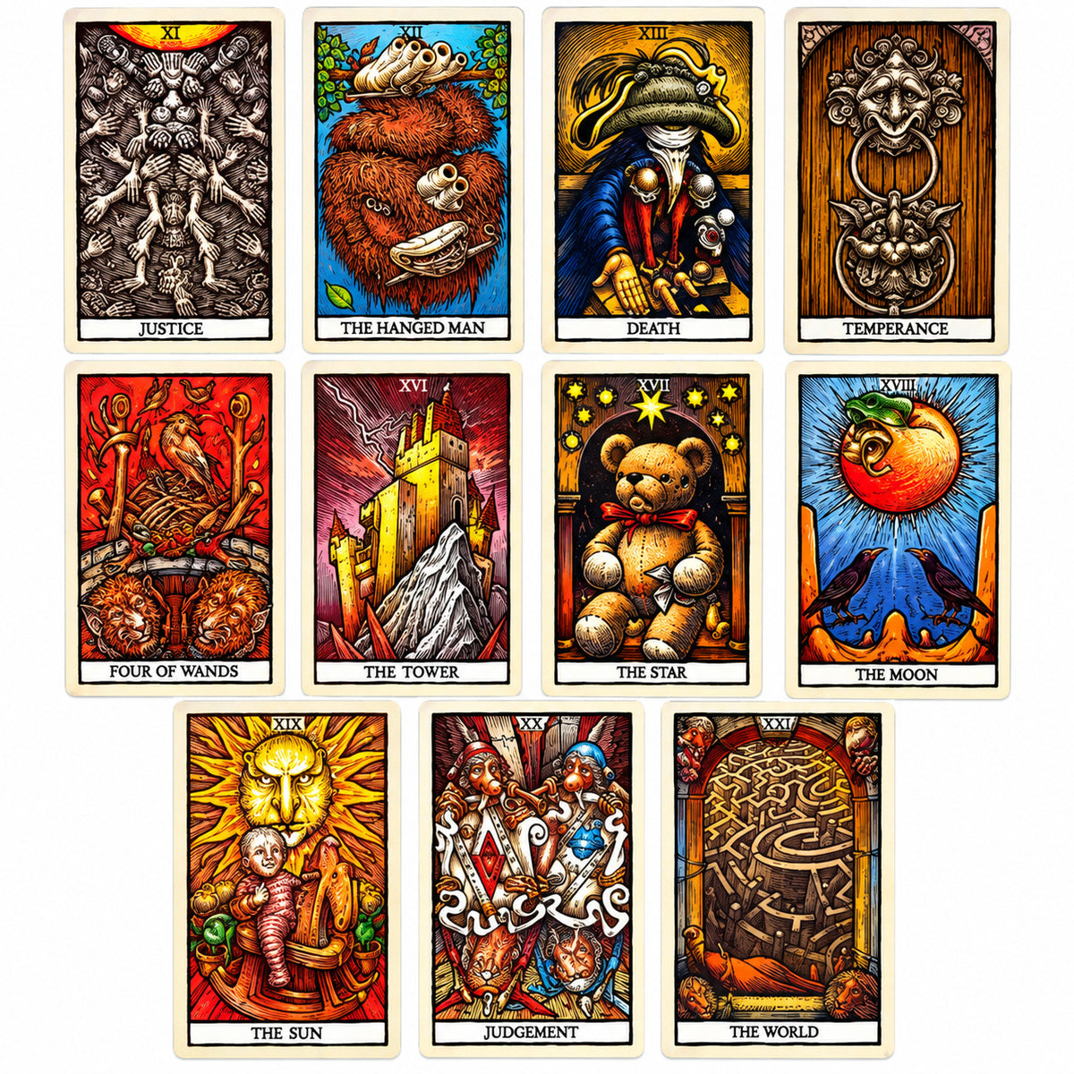 Labyrinth Tarot Card Deck - Wildlings Crystals South Africa