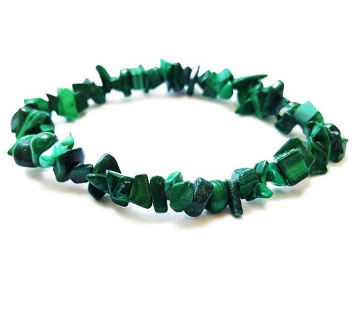 MALACHITE CHIPPED BRACELET - EMBRACE CHANGE