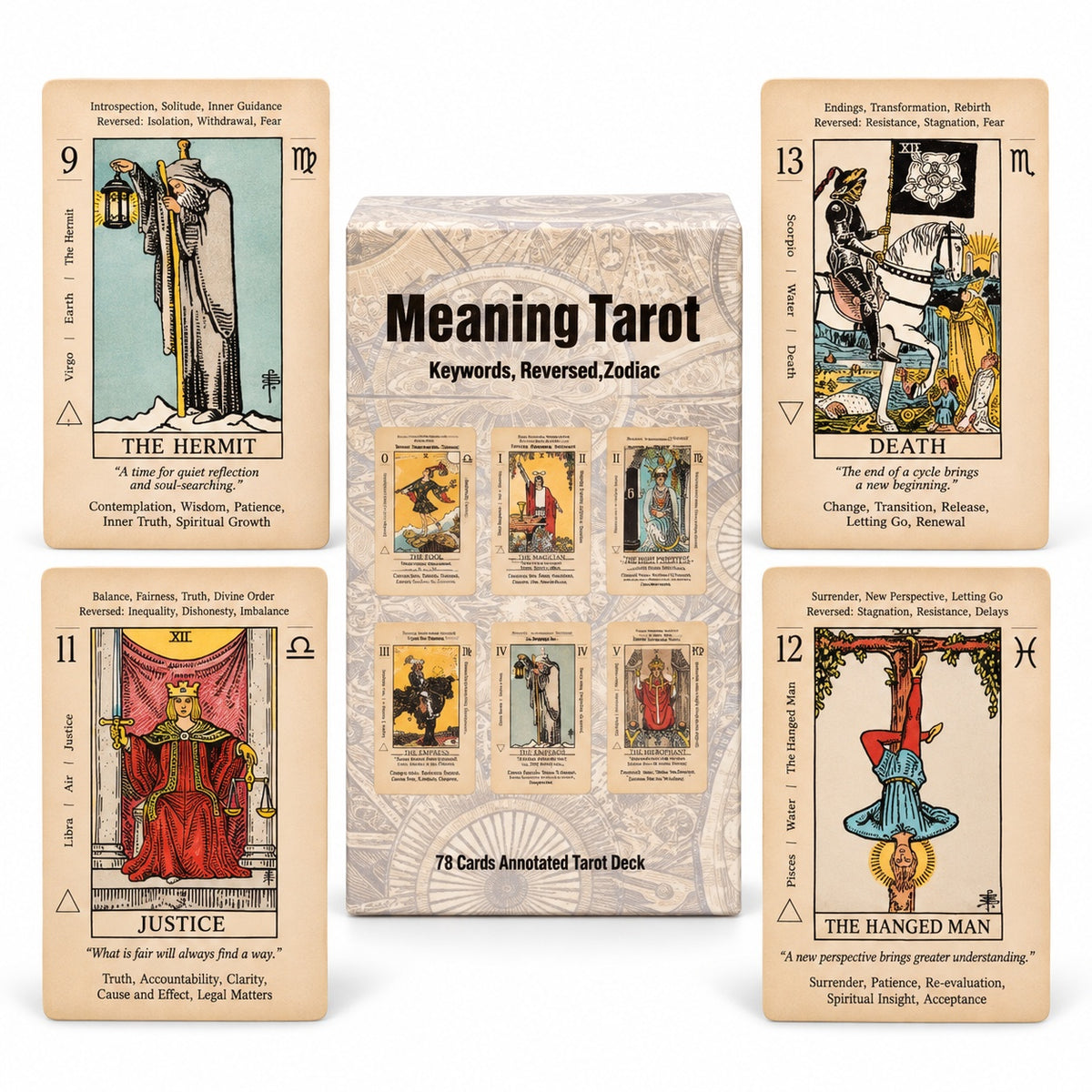 Meaning Rider Waite Tarot Cards - Wildlings Crystals South Africa