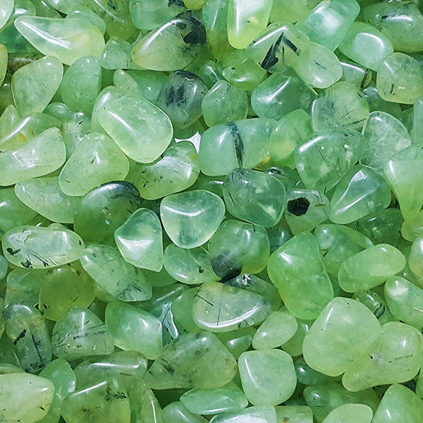 PREHNITE POCKET STONE - HEAL THE HEALER