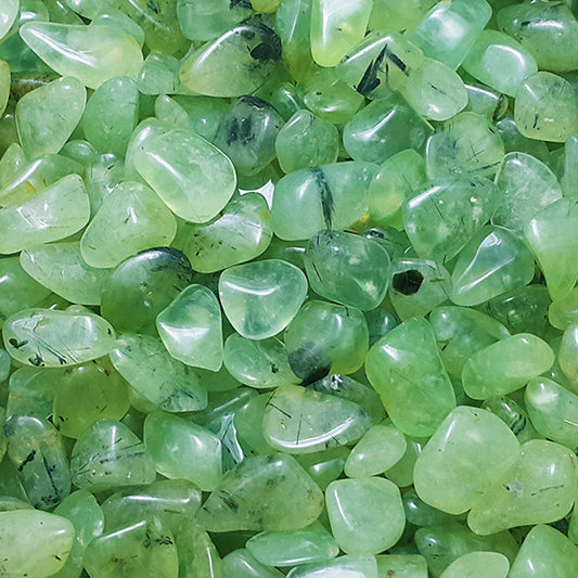 PREHNITE POCKET STONE - HEAL THE HEALER