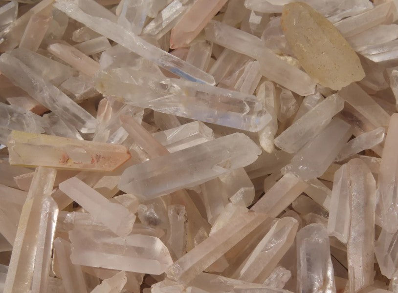CLEAR QUARTZ ROUGH POINTS - ENERGY AMPLIFIER