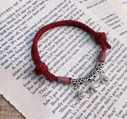 ORIENTAL FENG SHUI RED ROPE LUCKY BRACELET - ABUNDANCE