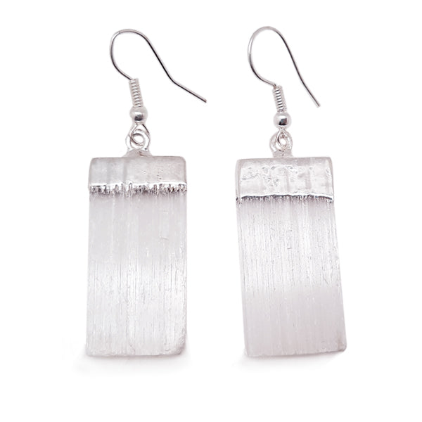 SELENITE BLADE EARRINGS - ANGELIC GUIDANCE
