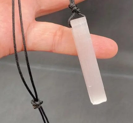 SELENITE ENERGY NECKLACE - ANGELIC GUIDANCE