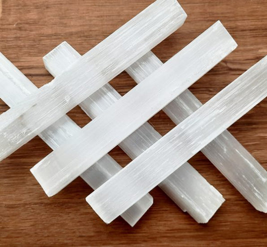 SELENITE STICKS 10 cm - ANGELIC GUIDANCE