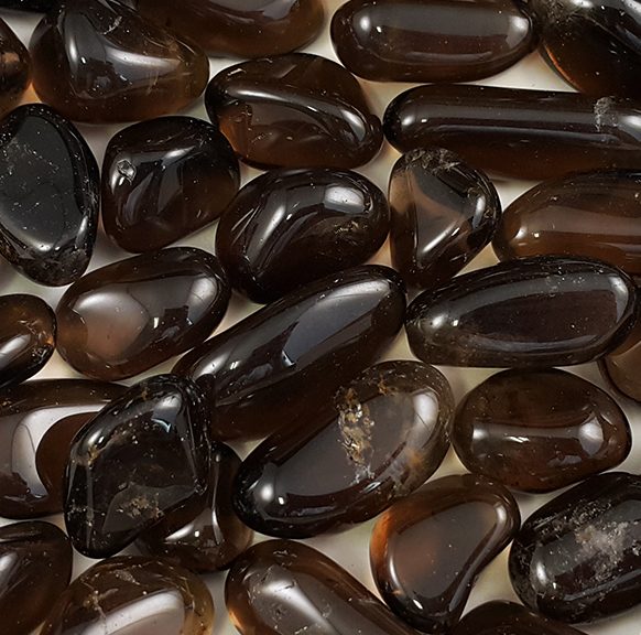 SMOKY QUARTZ POCKET STONE - GROUNDING & PROTECTION