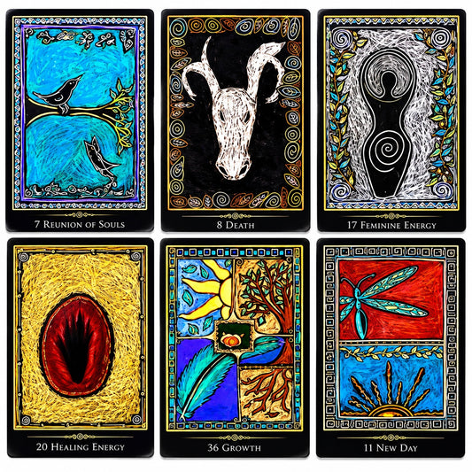 Shamanic Healing Oracle Cards Pocket Size - Wildlings Crystals South Africa