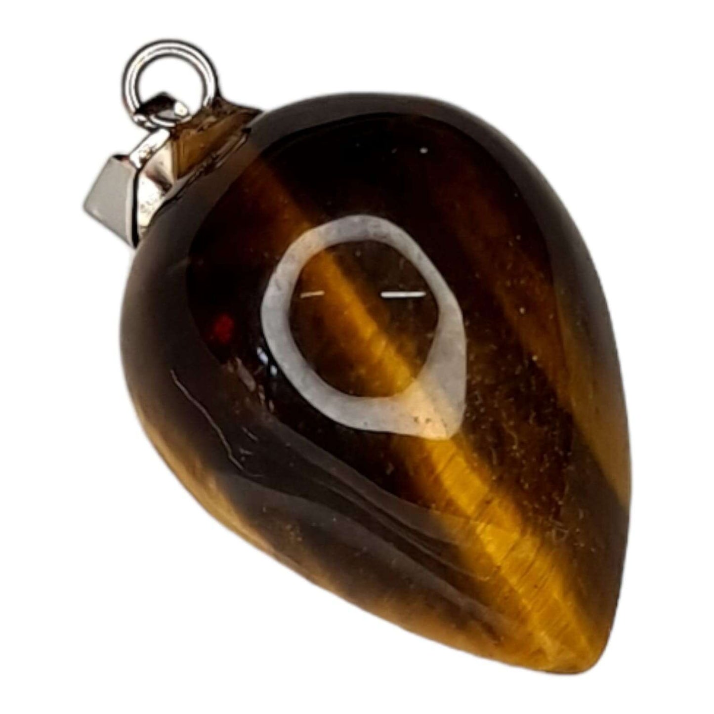 TIGER EYE DROP PENDANT - COURAGE