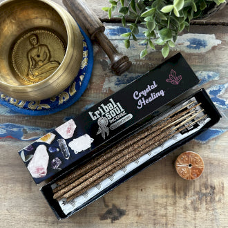 CRYSTAL HEALING SMUDGE STICKS - TRIBAL SOUL