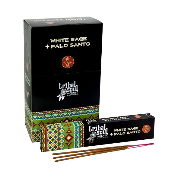 WHITE SAGE & PALO SANTO SMUDGE STICKS - TRIBAL SOUL