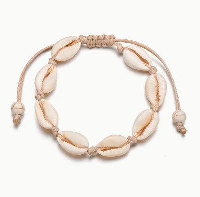 COWRIE WHITE BRACELET