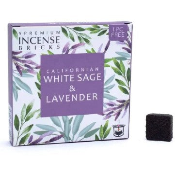 WHITE SAGE & LAVENDER INCENSE BRICKS