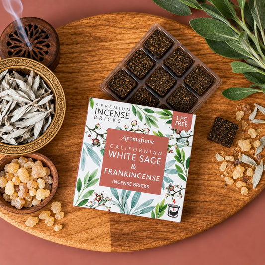INCENSE BRICKS - WHITE SAGE & FRANKINCENSE