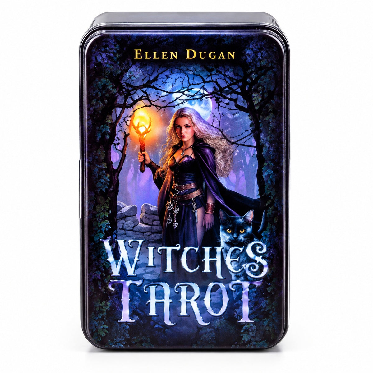 WITCHES TAROT CARDS IN A TIN - DIVINATION
