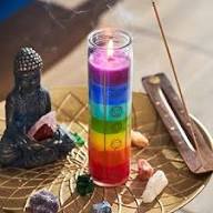 CHAKRA CANDLE GLASS - CHAKRA BALANCING CANDLE