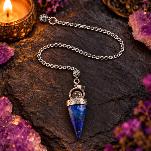 LAPIS LAZULI LARGE PENDULUM