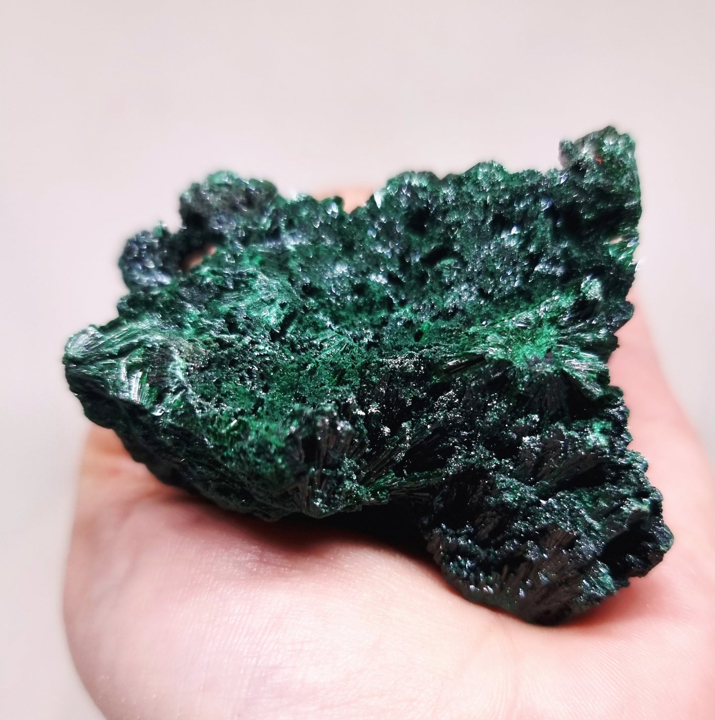 SILKY MALACHITE SPECIMEN ( 207 g ) - WEALTH