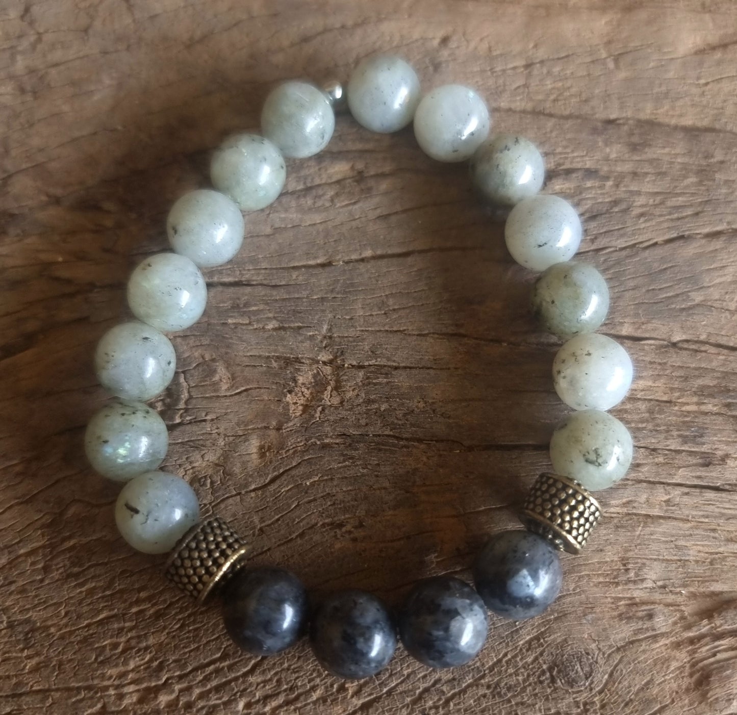 LABRADORITE BOHO ENERGY BRACELET 10 mm - CREATIVITY