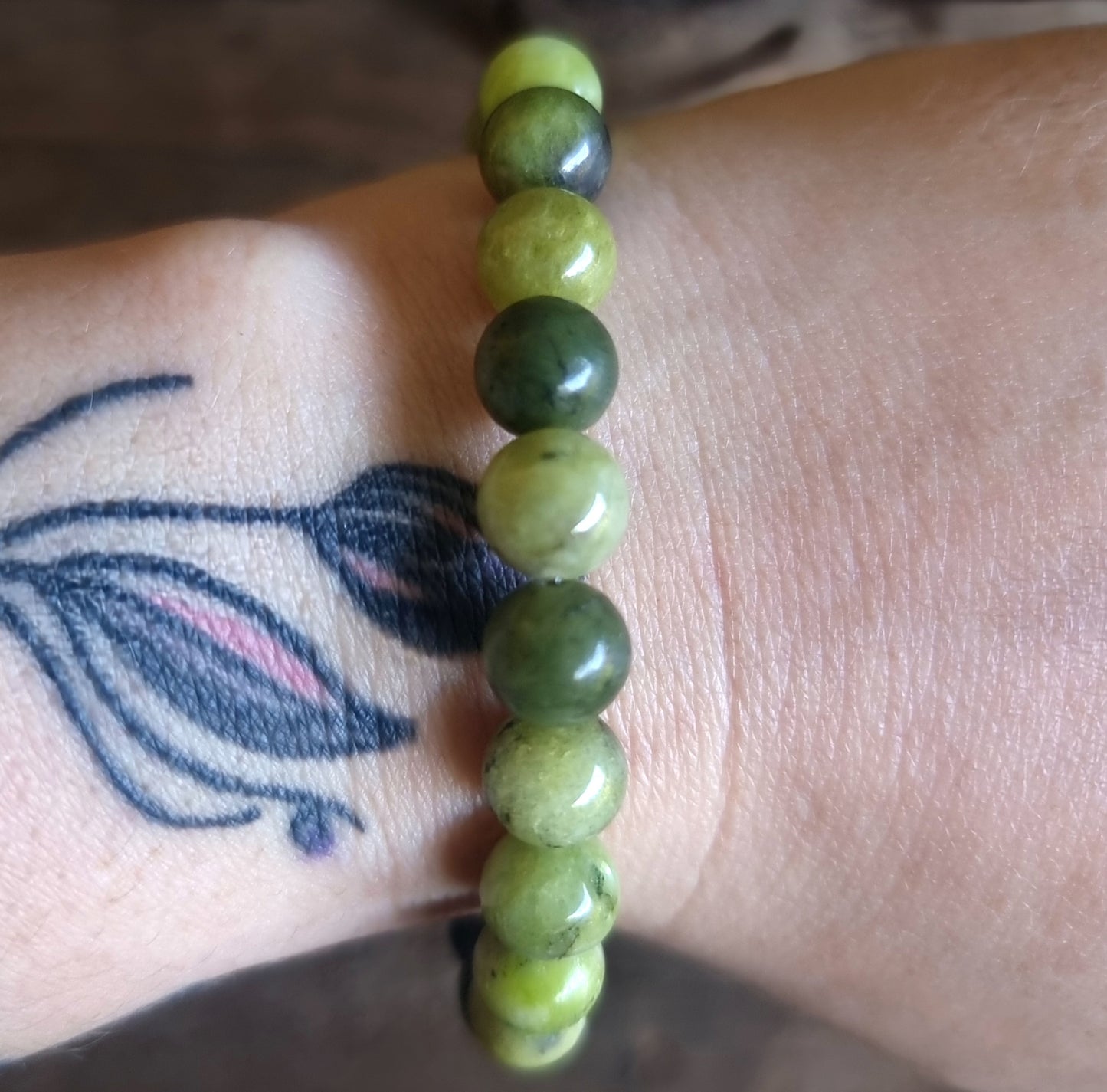 CHRYSOPRASE ENERGY BRACELET 8 mm - HEARTBREAK HEALER