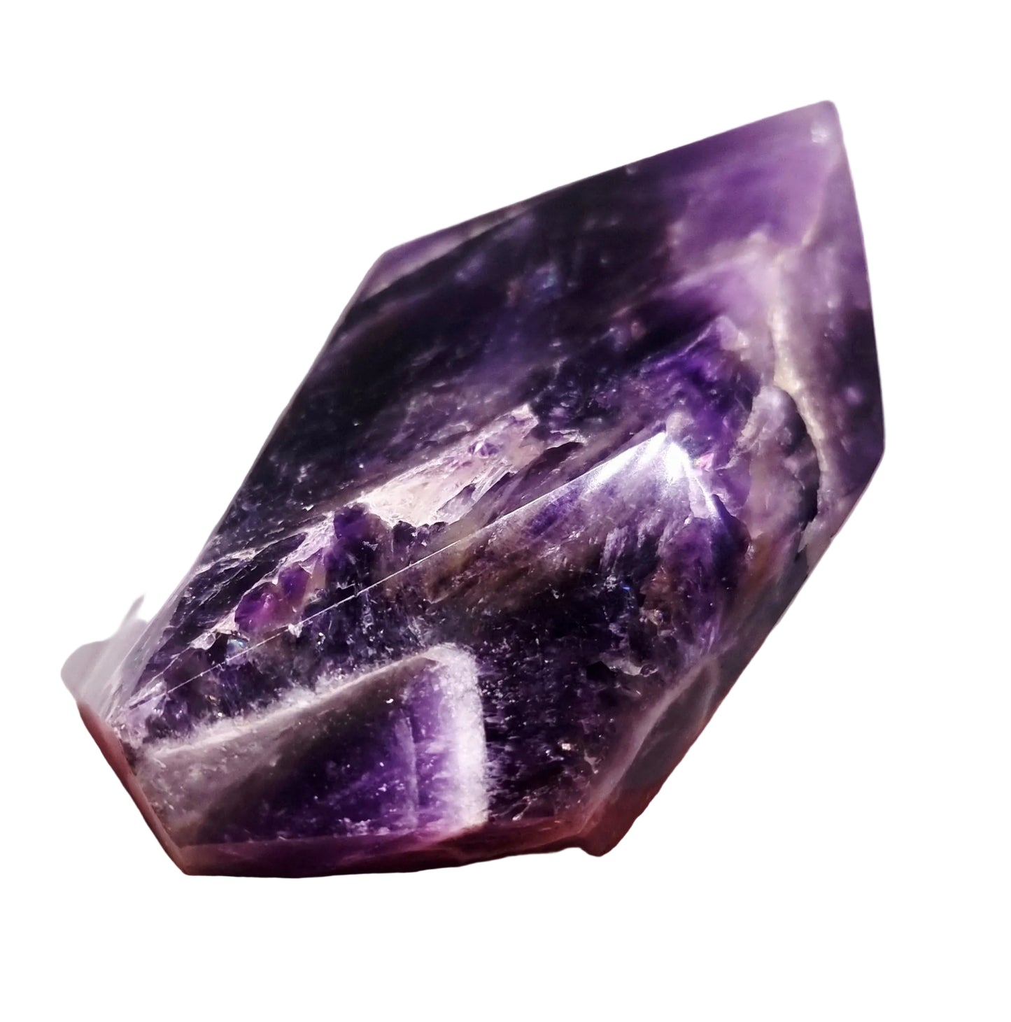 CHEVRON AMETHYST POLISHED TOWER POINT 741g - INTUITION