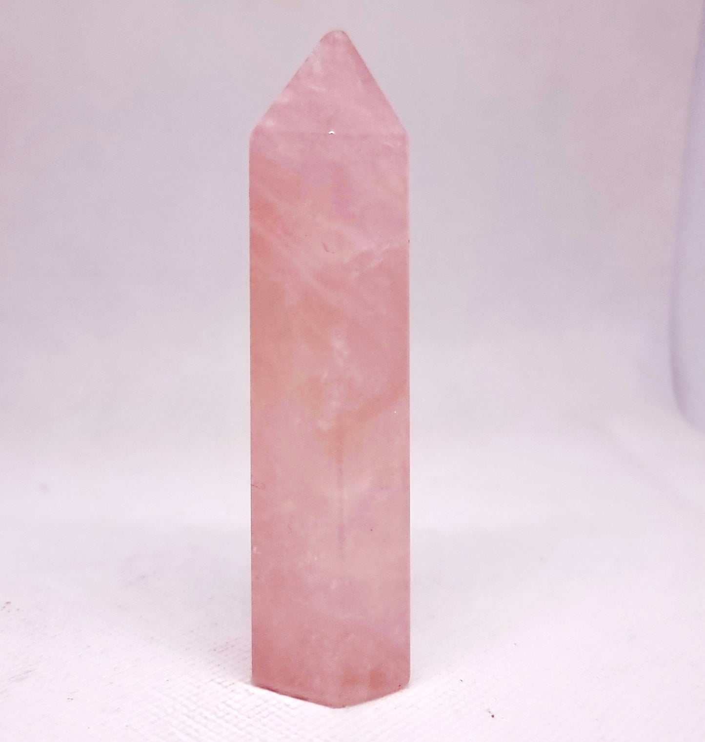 ROSE QUARTZ 6 SIDED TOWER 10 cm (96g) - UNCONDITIONAL LOVE