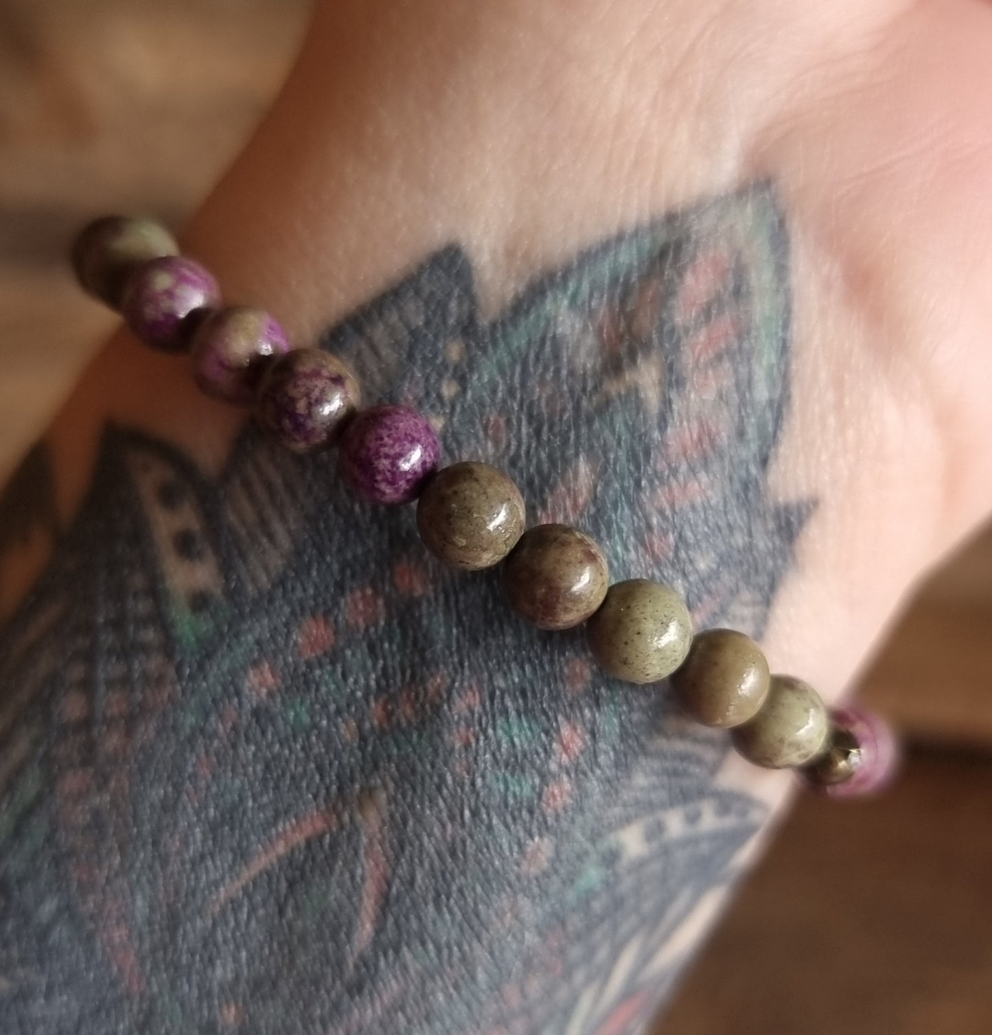 ATLANTISITE ENERGY BRACELET 6 mm - SPIRITUAL GROWTH