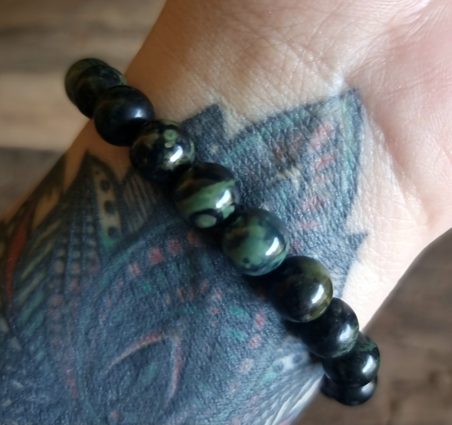 KAMBABA JASPER ENERGY BRACELET 8 mm - PEACE & TRANQUILITY