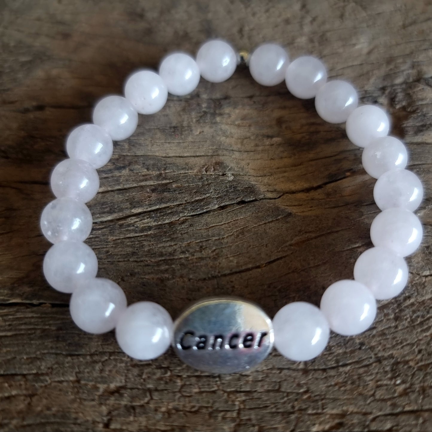 CANCER ZODIAC ENERGY BRACELET - ROSE QUARTZ