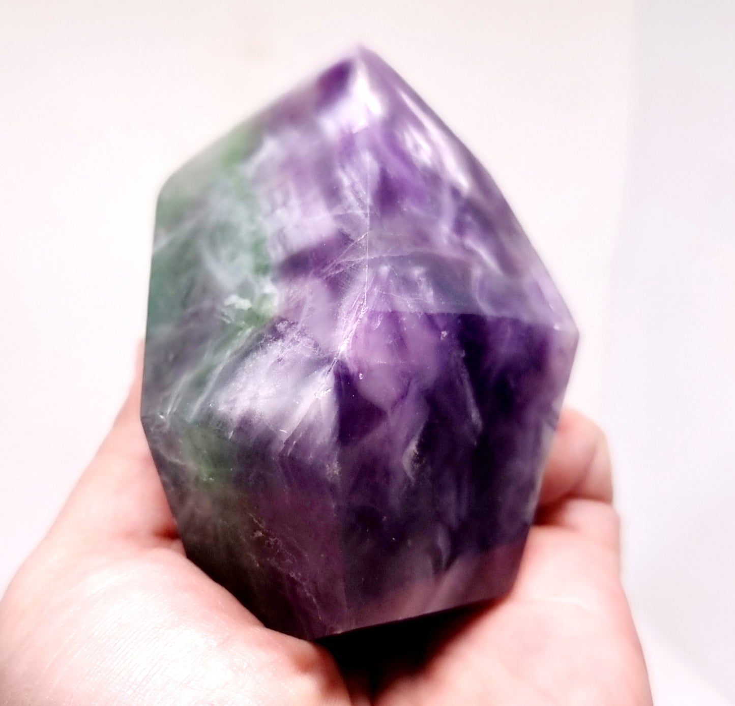RAINBOW FLUORITE POLISHED FREEFORM 8 cm (407g) - MENTAL CLARITY