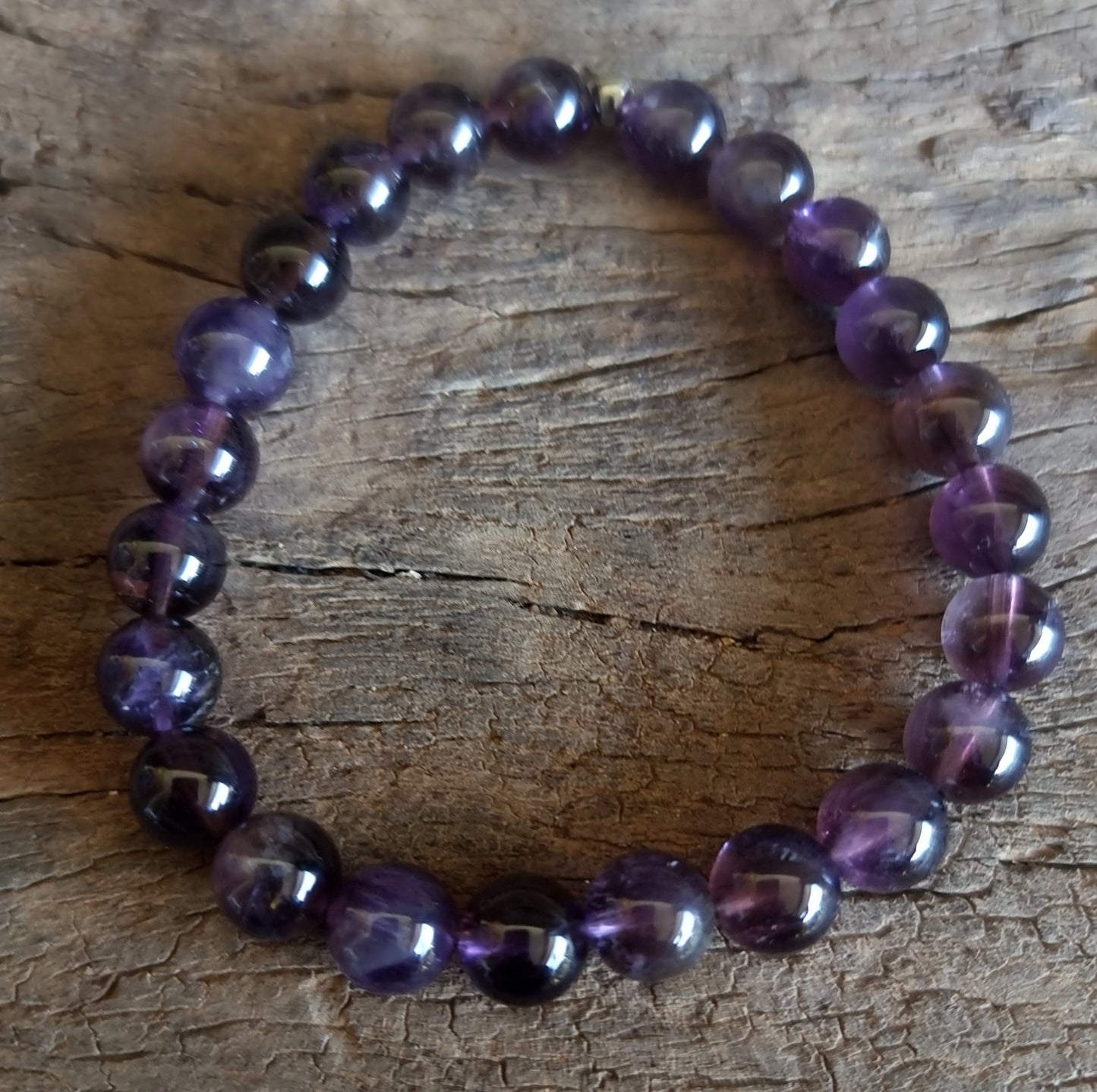 AMETHYST ENERGY BRACELET 8 mm - PSYCHIC ABILITIES