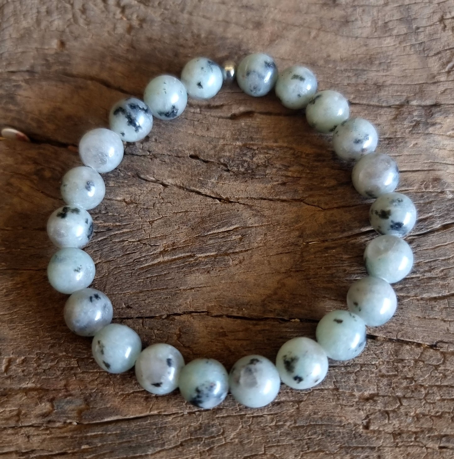 KIWI JASPER ENERGY BRACELET 8 mm - TRANQUILITY