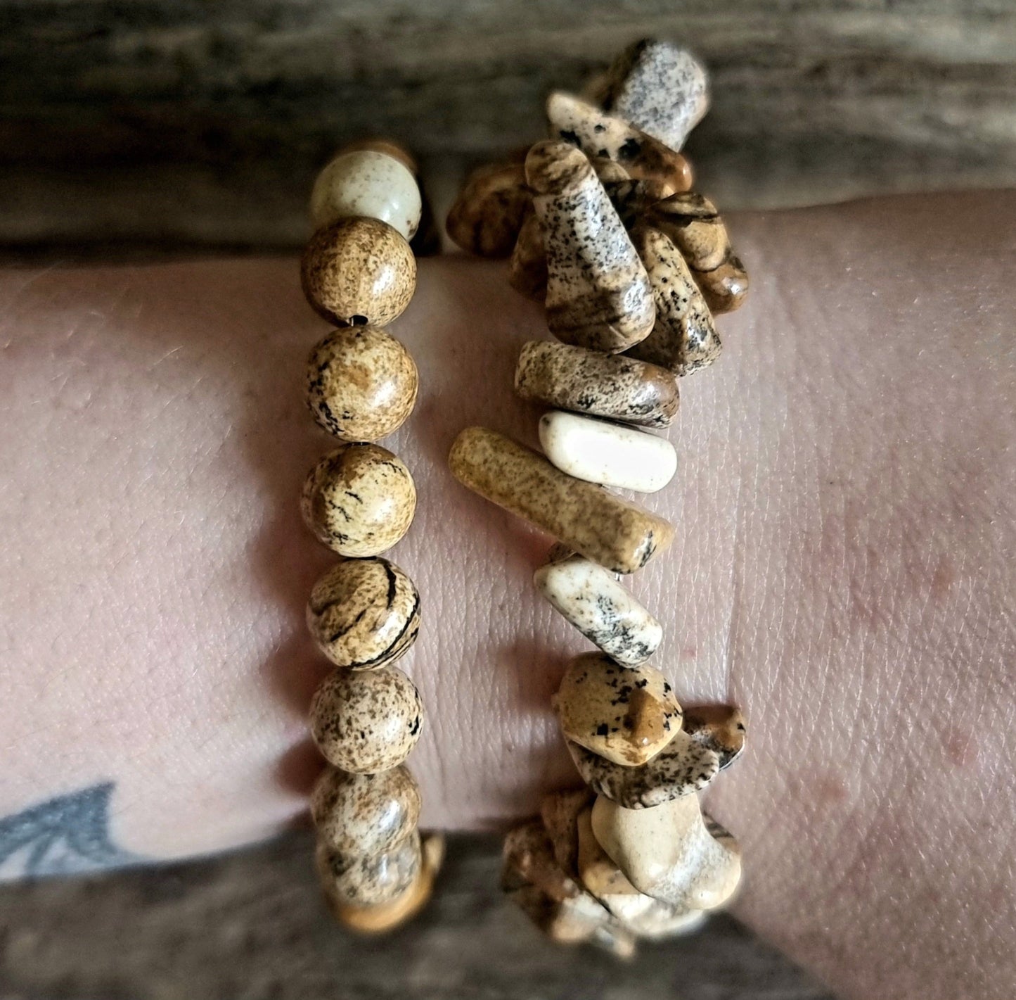 PICTURE JASPER BRACELET STACK - HIGHER CONSCIOUSNESS